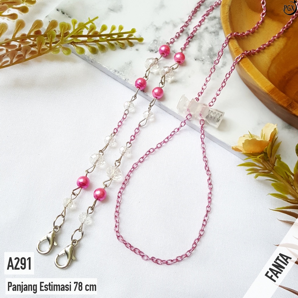 PGX Strap Masker 2in1 Konektor Headloop Tali Masker Kalung Masker Rantai Aksesoris Fashion - A291