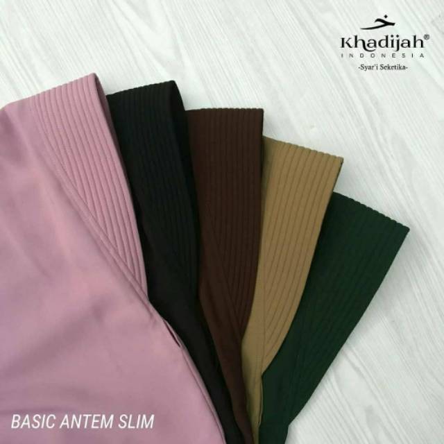 Basic Antem Slim  L & XL Khadijah #khadijahstore #khadijahindonesia