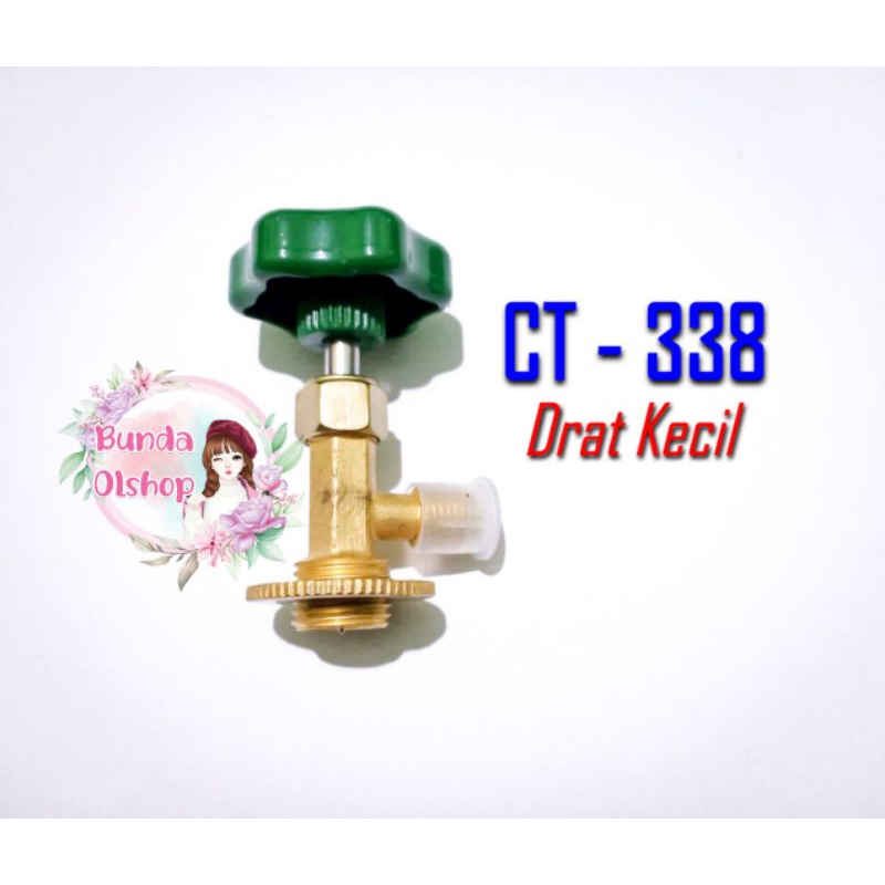 Can Tape Valve CT 338 Kran Freon Drat Kecil / Cantape 338