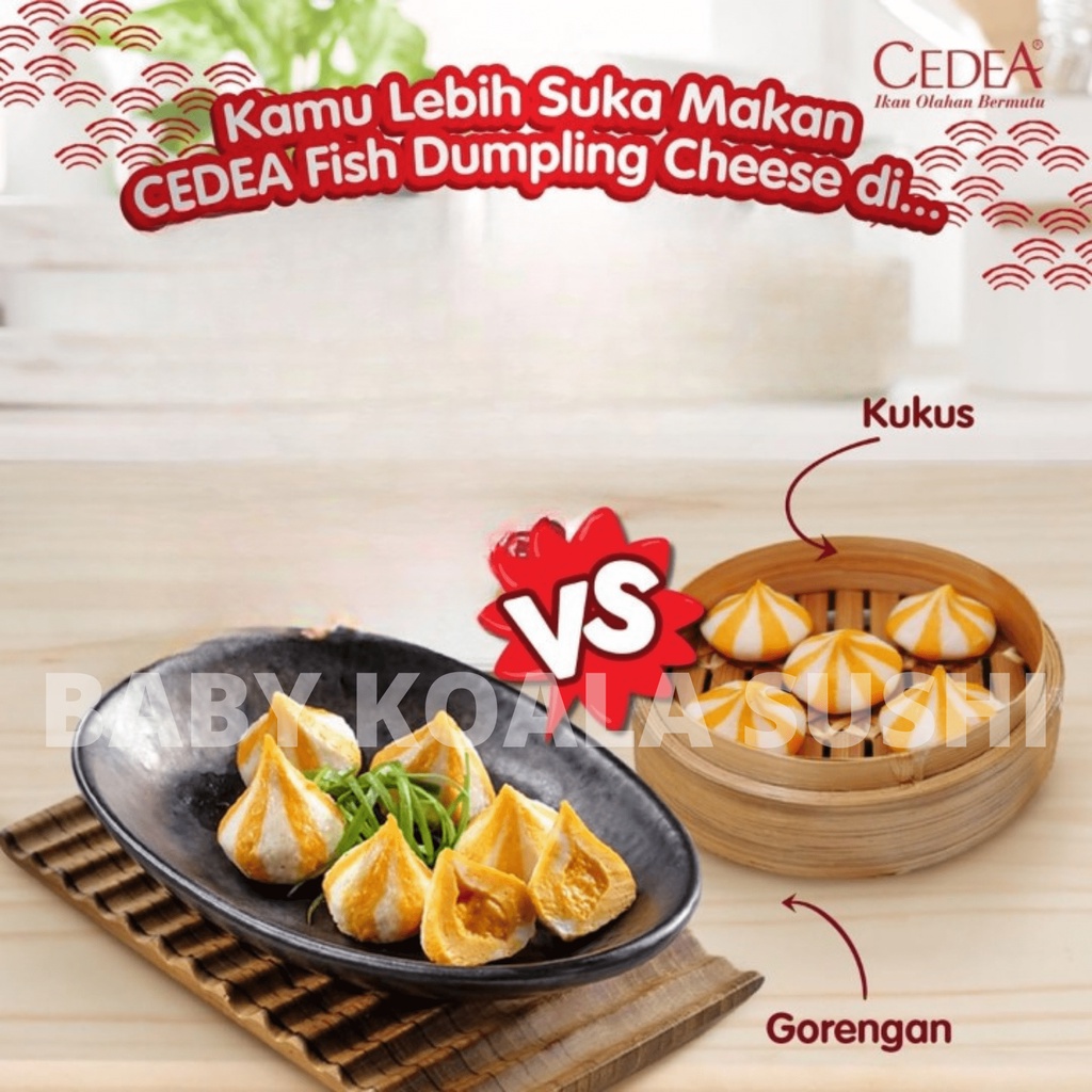 CEDEA Fish Dumpling Cheese Keju 200 g Halal | Shabu shabu Tomyam