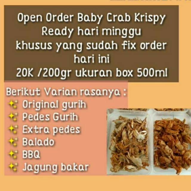 

Baby Crab Crispy