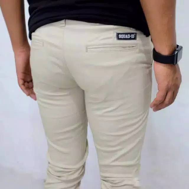 Celana chinos pria SQUAD-ID original