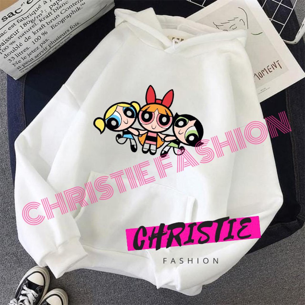 powerpuff girls pink hoodie