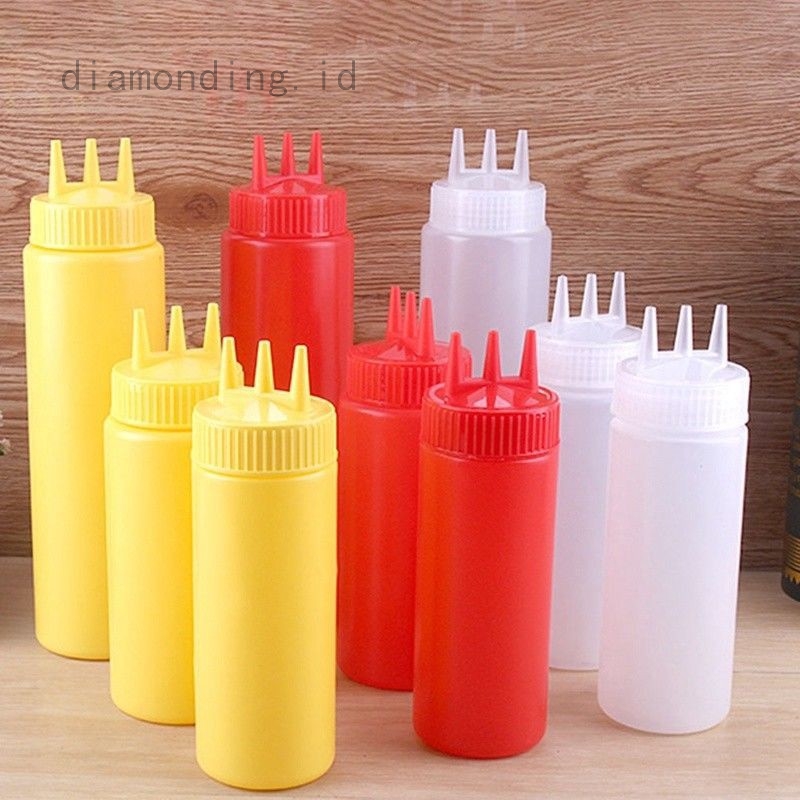 Sale 1pc Botol Dispenser Saus Tomat / 3 Lubang 12-24 Oz Bahan Plastik 9XGVbOc318YnX