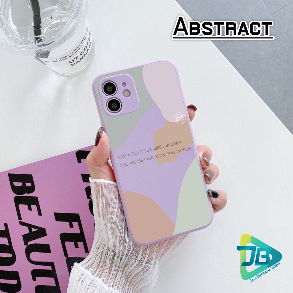 CASE CASING SOFTCASE SILIKON MACARON PELINDUNG KAMERA ABSTRACT OPPO VIVO SAMSUNG XIAOMI REALME IPHONE ALL TYPE JB5289