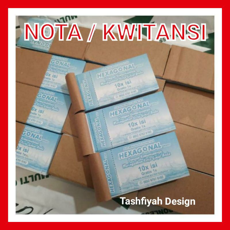 

Nota 2ply 1ply kwitansi pembayaran rangkap 2