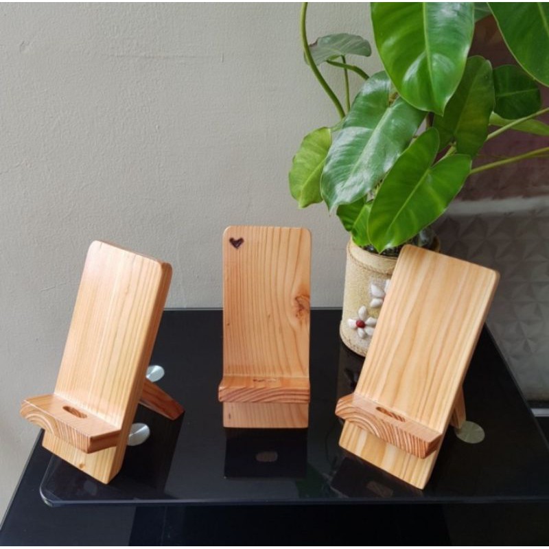 Tatakan HP, Tatakan hp kayu, docking, docking HP, Tempat hp, Hanger Hp