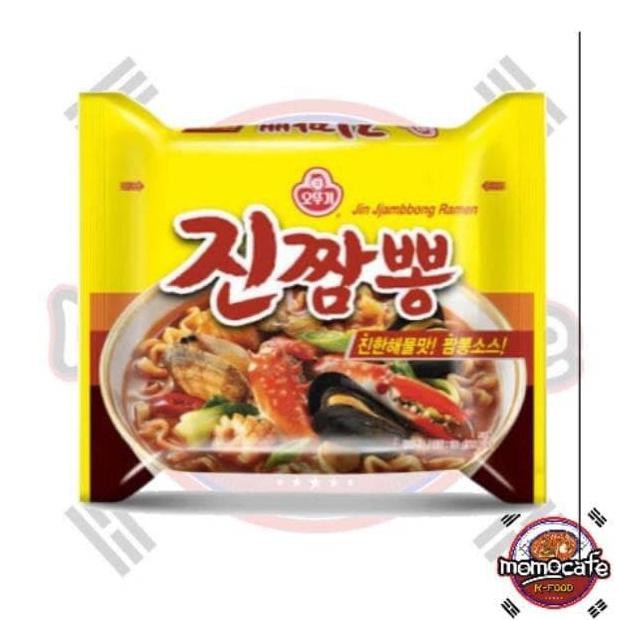

Ottogi Korea Jin Jjampong Ramyeon Hot Spicy Noodle Mie Kuah Korea Peda MN212