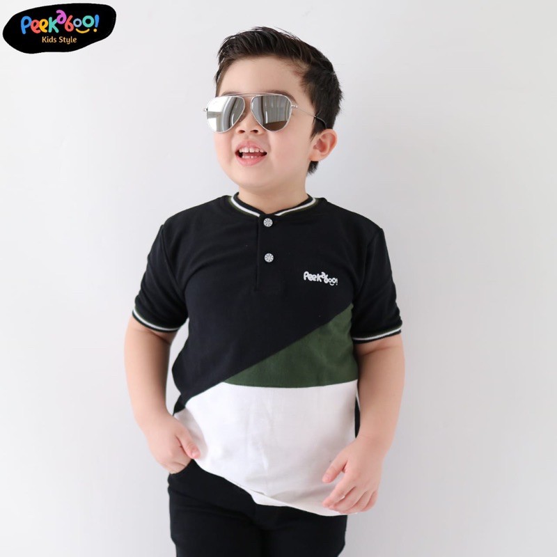 Kaos Polo Anak Peek A Boo