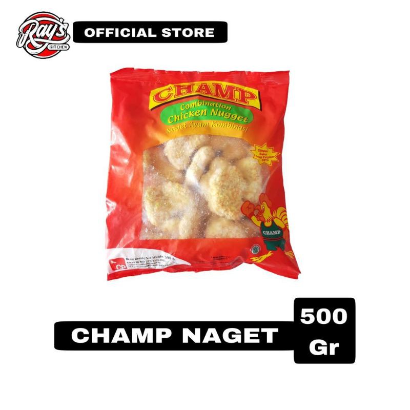 

Champ Chicken Naget Original 500gr - Nagget Ayam Champ