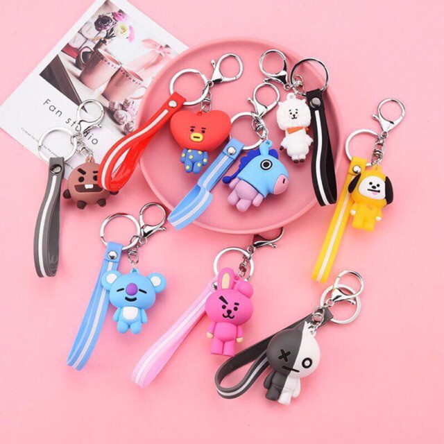 LDS GANTUNGAN KUNCI CUTE BONEKA KEYCHAIN CARTOON HIASAN GANTUNGAN KUNCI MURAH BATAM IMPORT