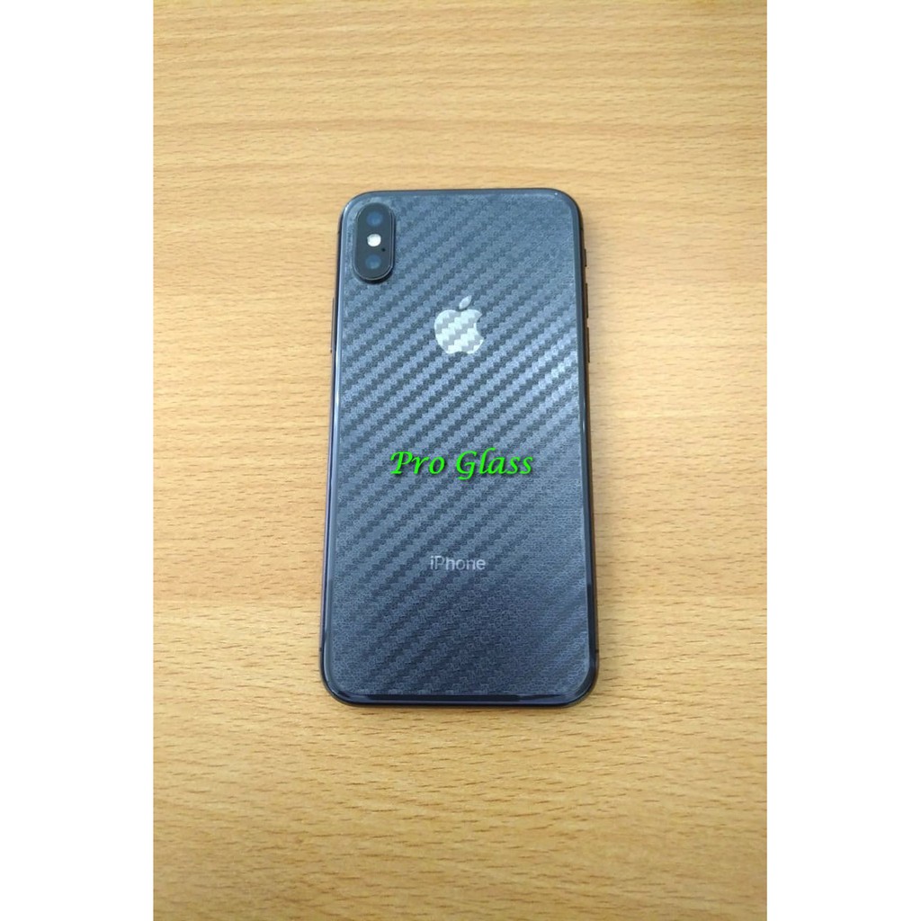 Iphone X CLEAR CARBON Skin / sticker / garskin case