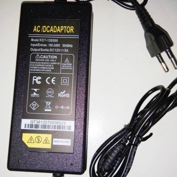 Adaptor Ac To Dc 12V 5A