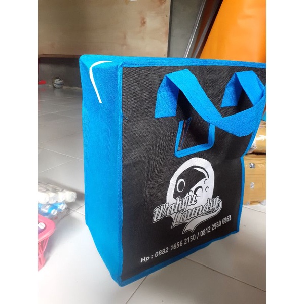 Tas Laundry Resleting 10kg Gratis Desain dan Sablon