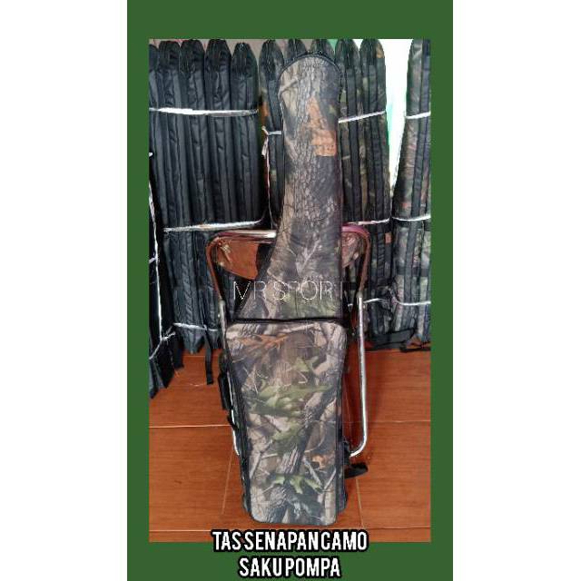 Tas Senapan + Tempat Pompa Camo Busa Tebal Murah