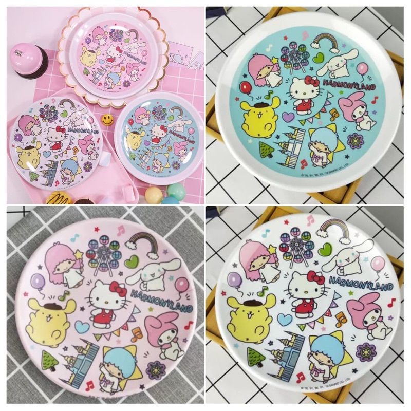 piring ceper sedang hellokitty doraemon lucu import murah