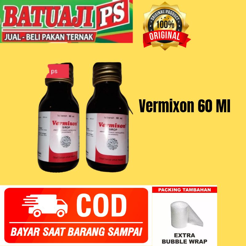 Obat cacing sirop Vermixon 60ml medion