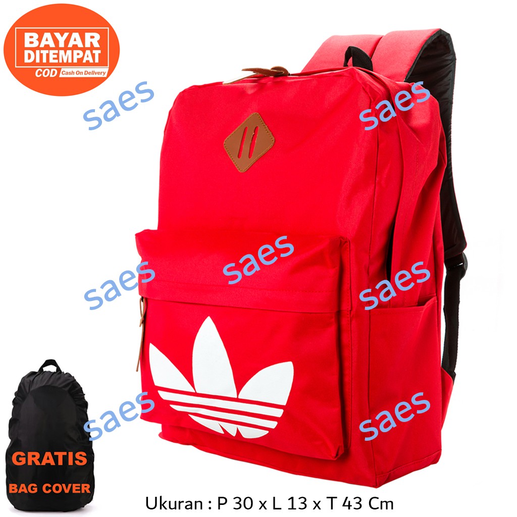 Tas Ransel Pria Samba + Rain Cover / Bag Cover saes ( Foto Asli ) Murah