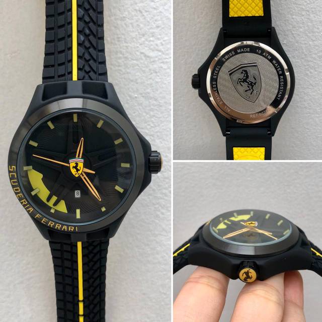 JAM TANGAN FERRARI'S D REF00293 RODA RUBBER SEUPER PREMIUM AAA