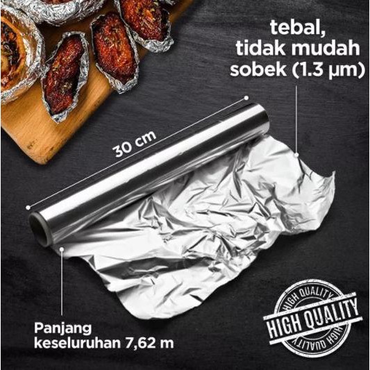 Bagus Aluminium Foil 30 Cm X 10 Meter Box / Refill Alumunium Foil - Box 30Cmx10Mtr