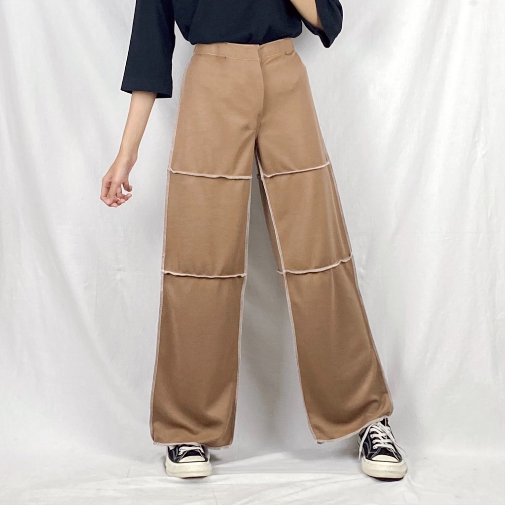 Lezy Kulot Pants | Celana Model Kekinian | Celana Kulot Wanita Bahan Creap