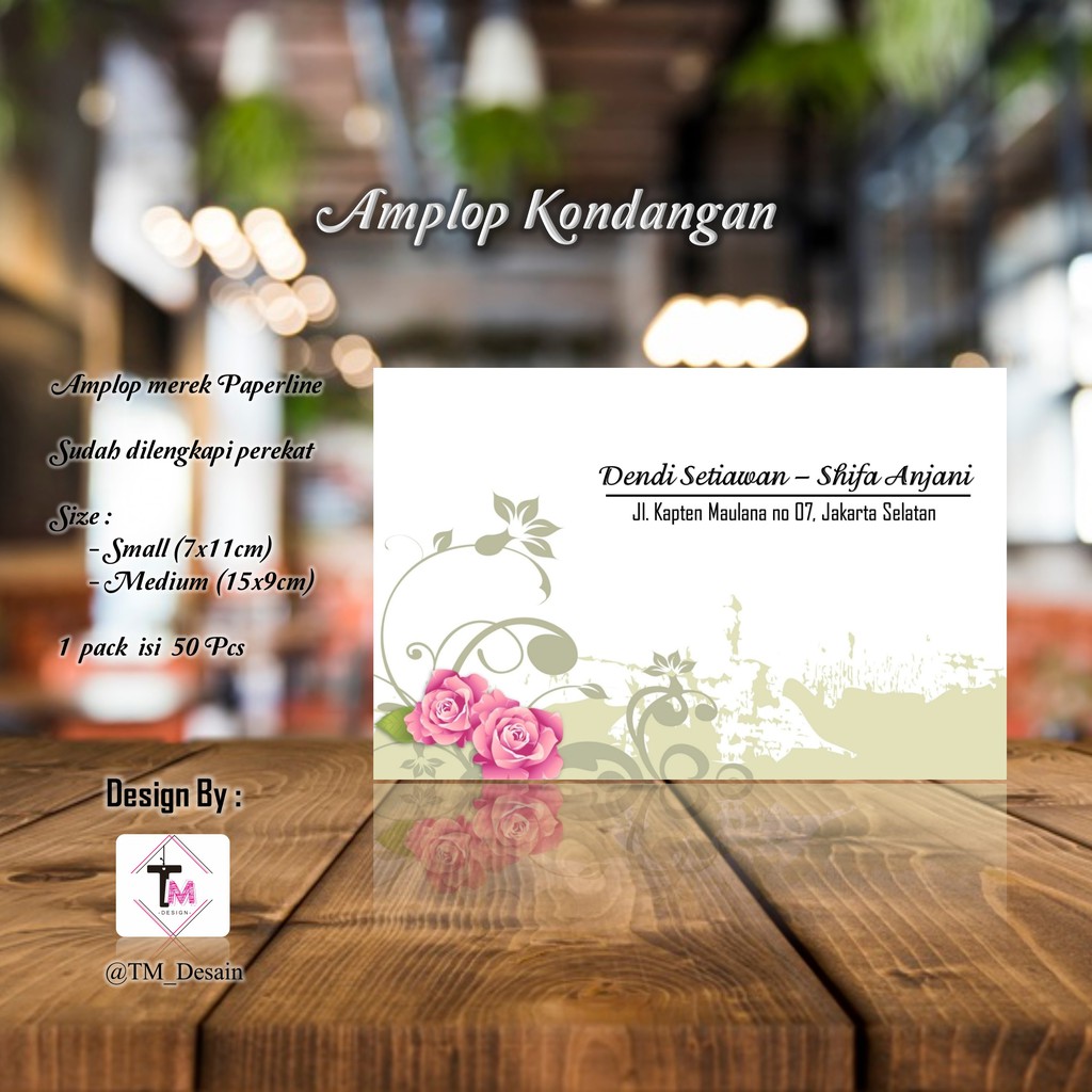 

isi 50 pcs Kode A74 - Amplop Kondangan / Amplop Desain / Amplop Nama - isi 50pcs