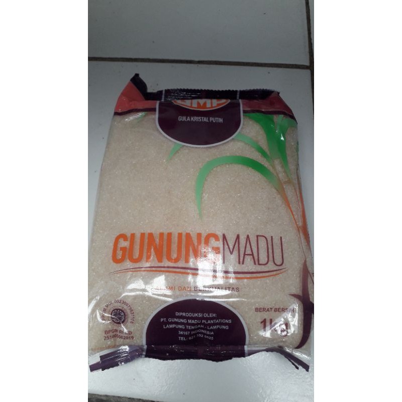 

GULA PUTIH CAP GUNUNG MADU/1KG