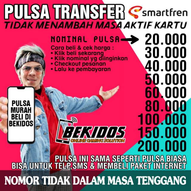 PULSA TRANSFER SMARTFREN MURAH