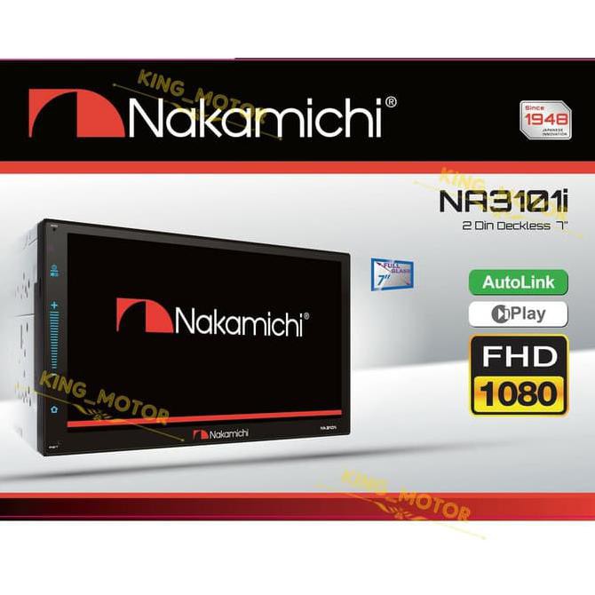 Nakamichi Deckless NA3101i/NA-3101i/3101 MirrorLink Full Glass Panel