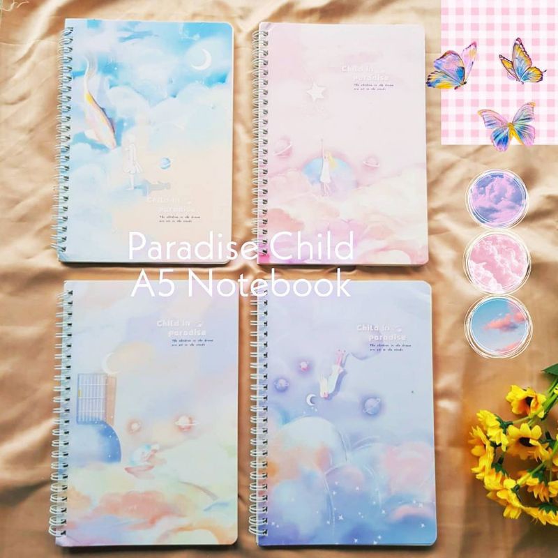 

Paradise Child Spiral Notebook - Buku Tulis A5 Bertema Fantasi