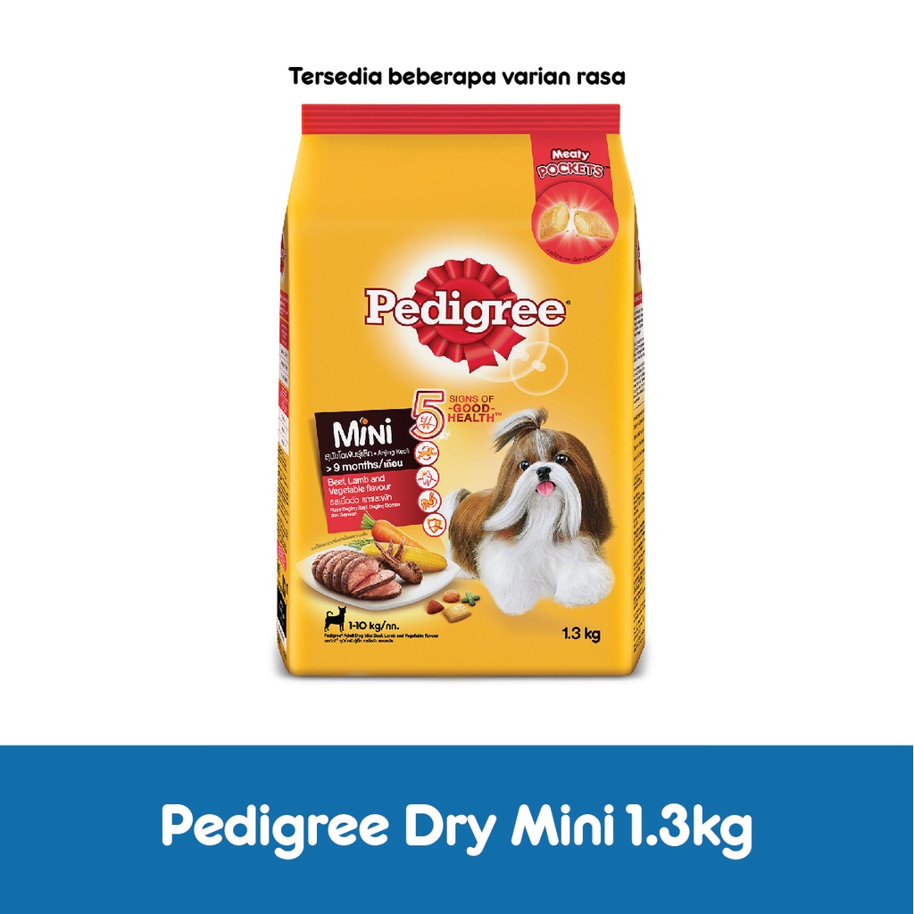 PEDIGREE® Makanan Anjing Kering Ras Mini 1.3 Kg