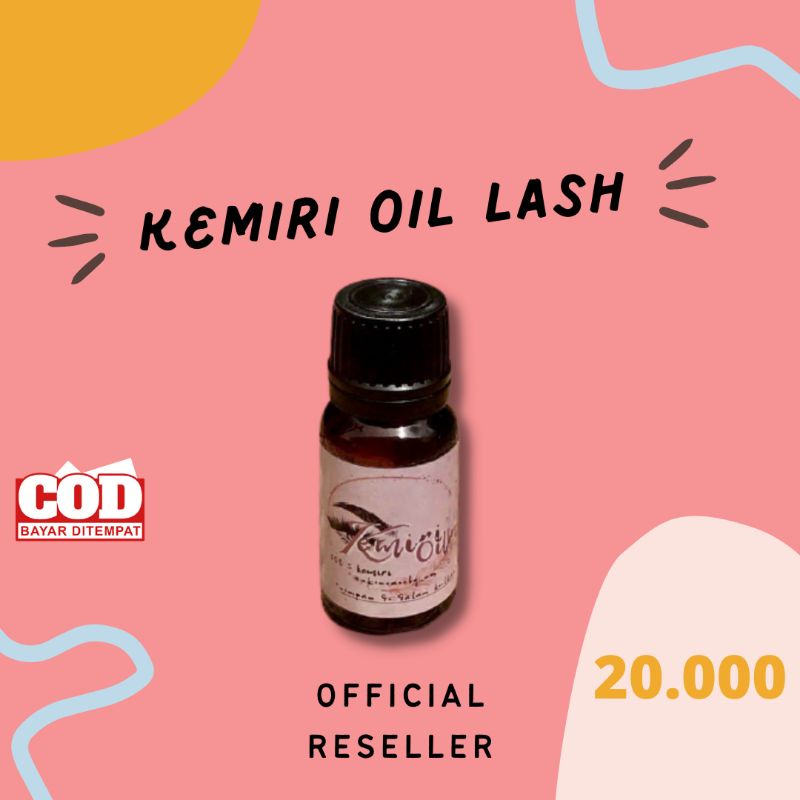 [READY]‼BEST SELLER ORI 100% KEMIRI OIL LASH (SERUM PELEBAT ALIS BULU MATA  )100% MINYAK KEMIRI ASLI