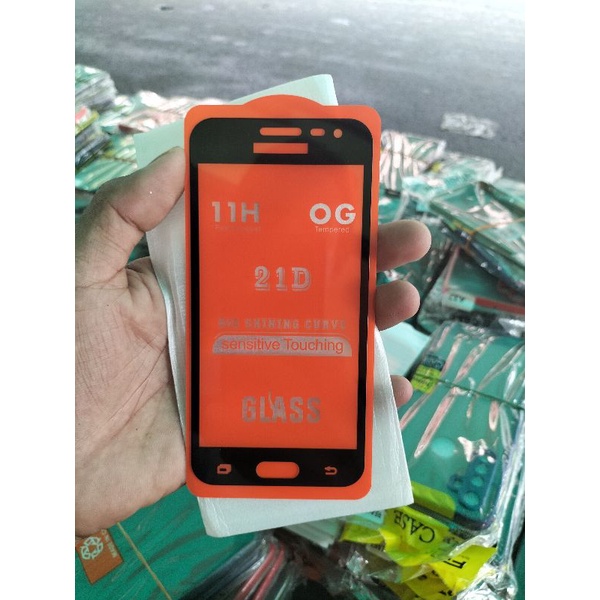 tempered glass full lapis hitam type hP J2