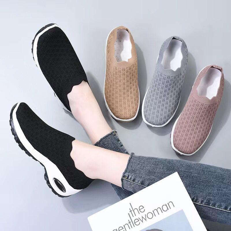 Permata  Sandal Slip On Wanita Import JN7198  Premium Quality