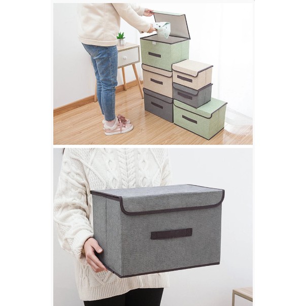 Storage Box Organizer Tempat / Kotak Penyimpanan Serbaguna Lipat 2in1