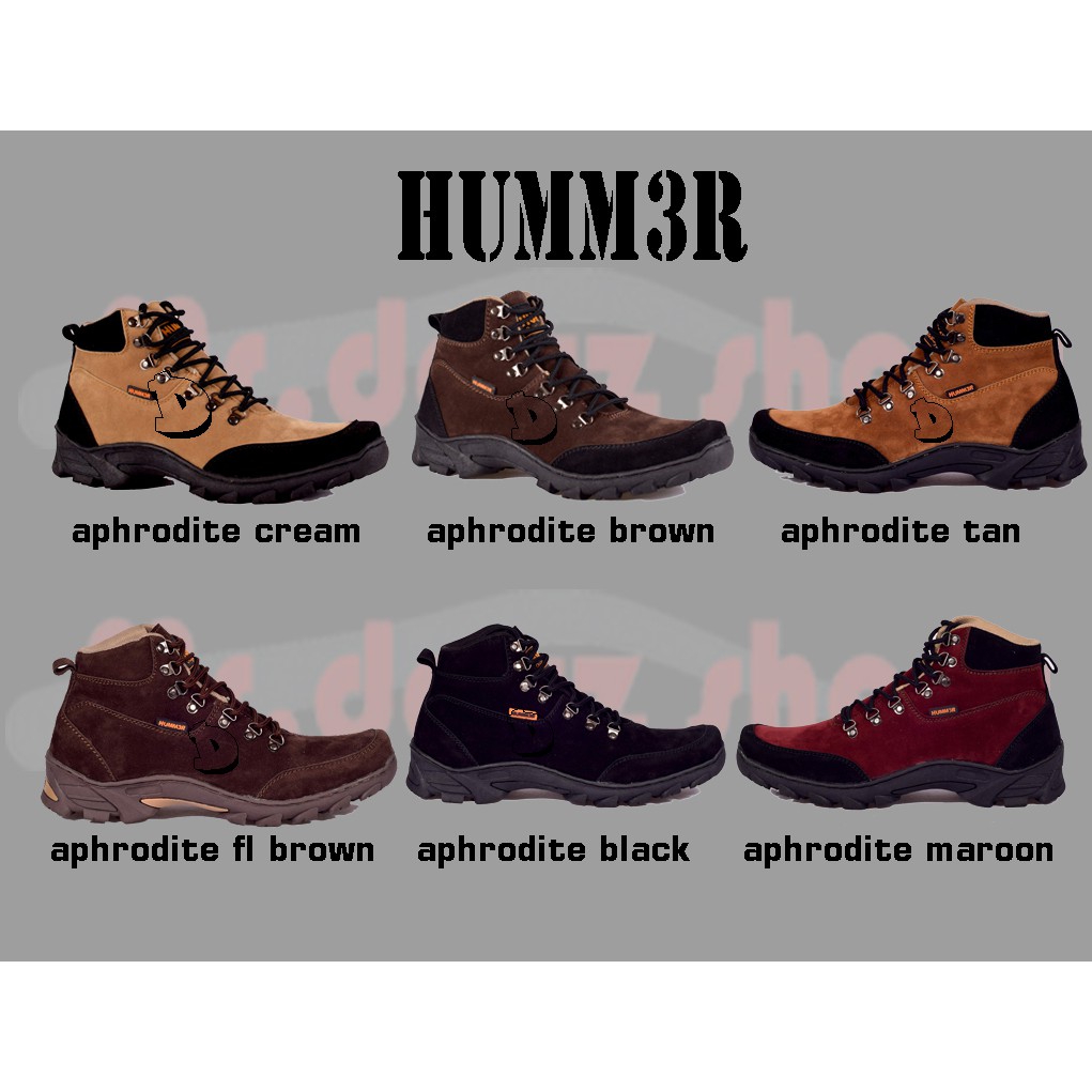  SEPATU  BOOTS BIG SIZE HUMM3R APRODHITE 45 46 47 48 