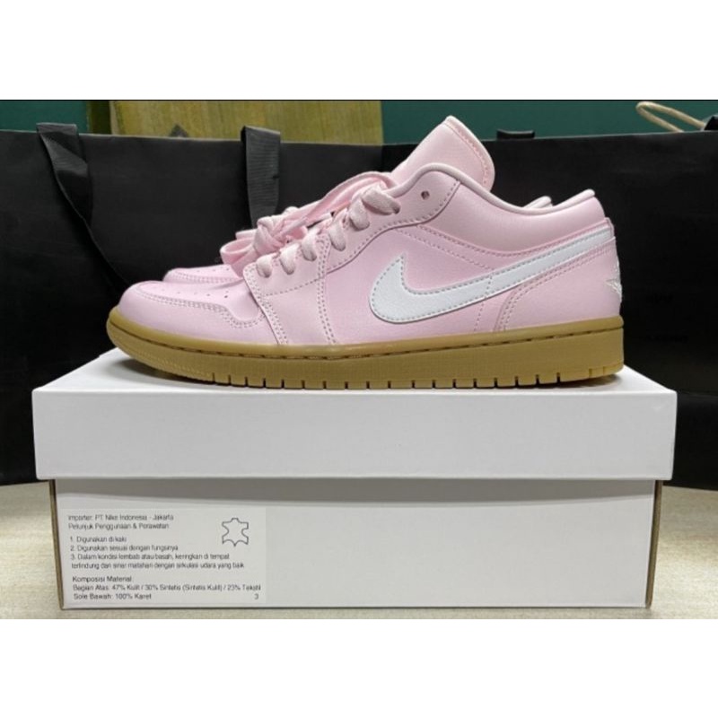 jordan 1 low pink bottom