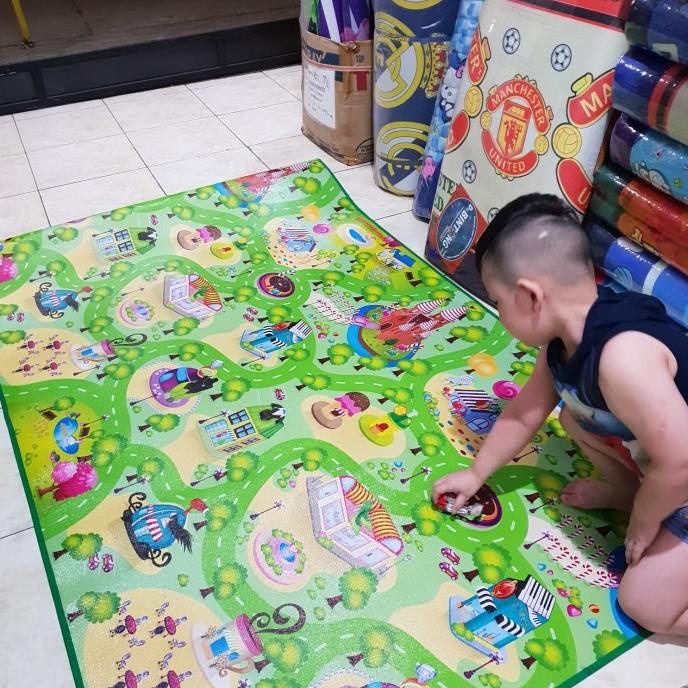 karpet gulung TAHAN LAMA/ tikar spon dari evamatic uk 120 x 200