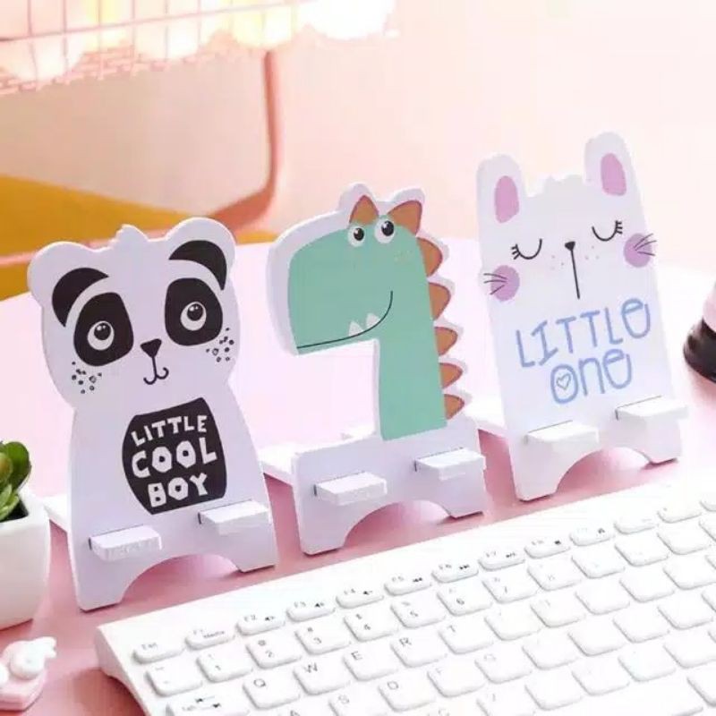 Stand HP / Sandaran HP Karakter Lucu / Penyangga Hp Portable