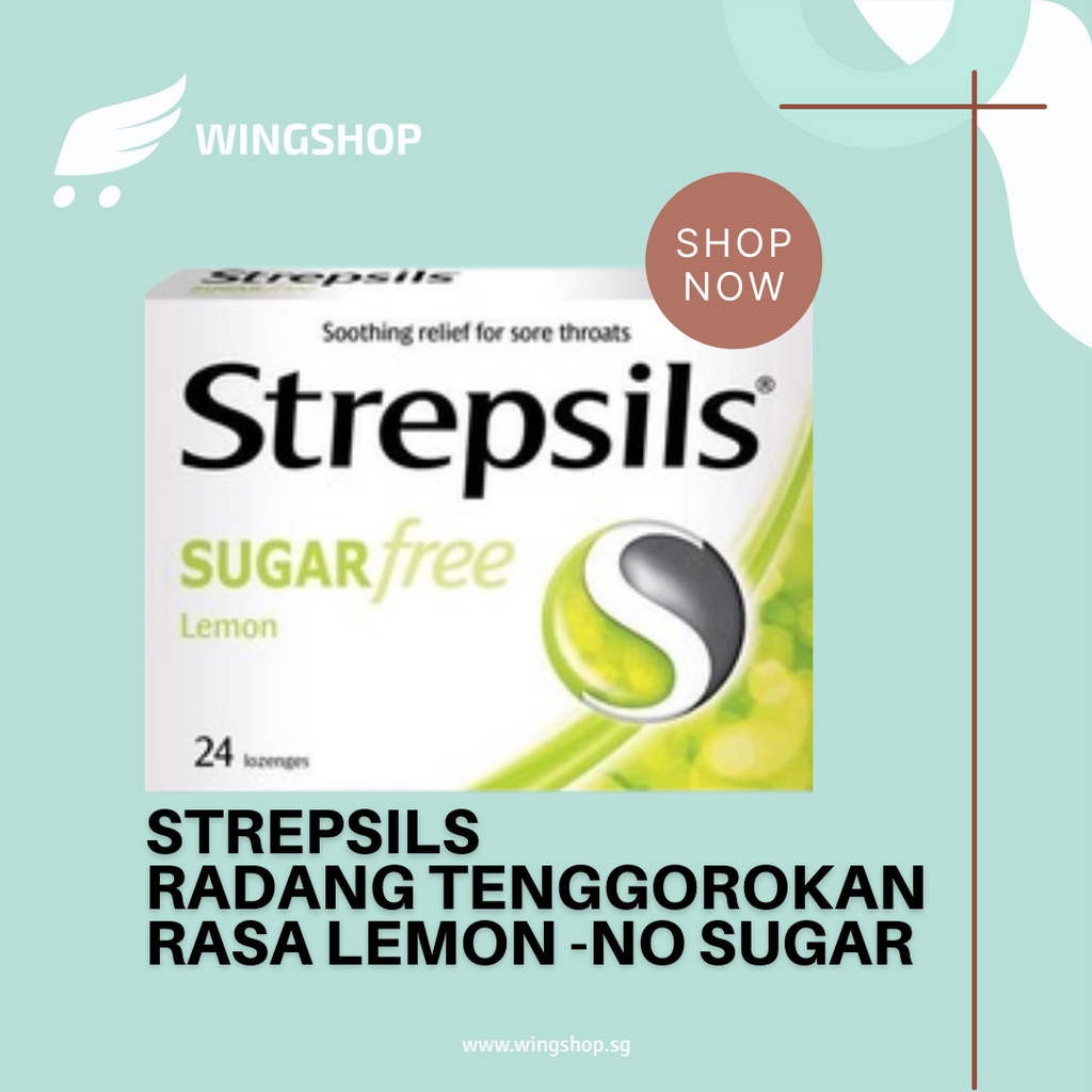 

Strepsils 24Lozenges Bebas Gula Lemon untuk meredakan sakit tenggorokan yang baik untuk gigi dan cocok untuk penderita diabetes