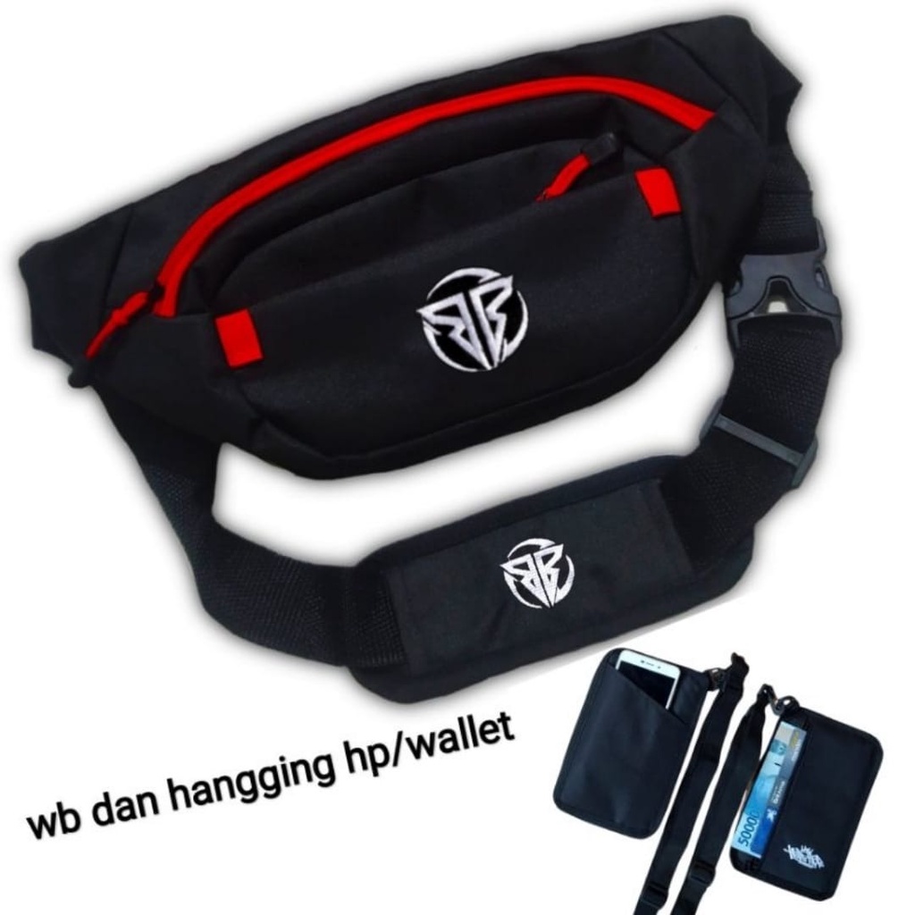 tas selempang pria / Waistbag pria gaul