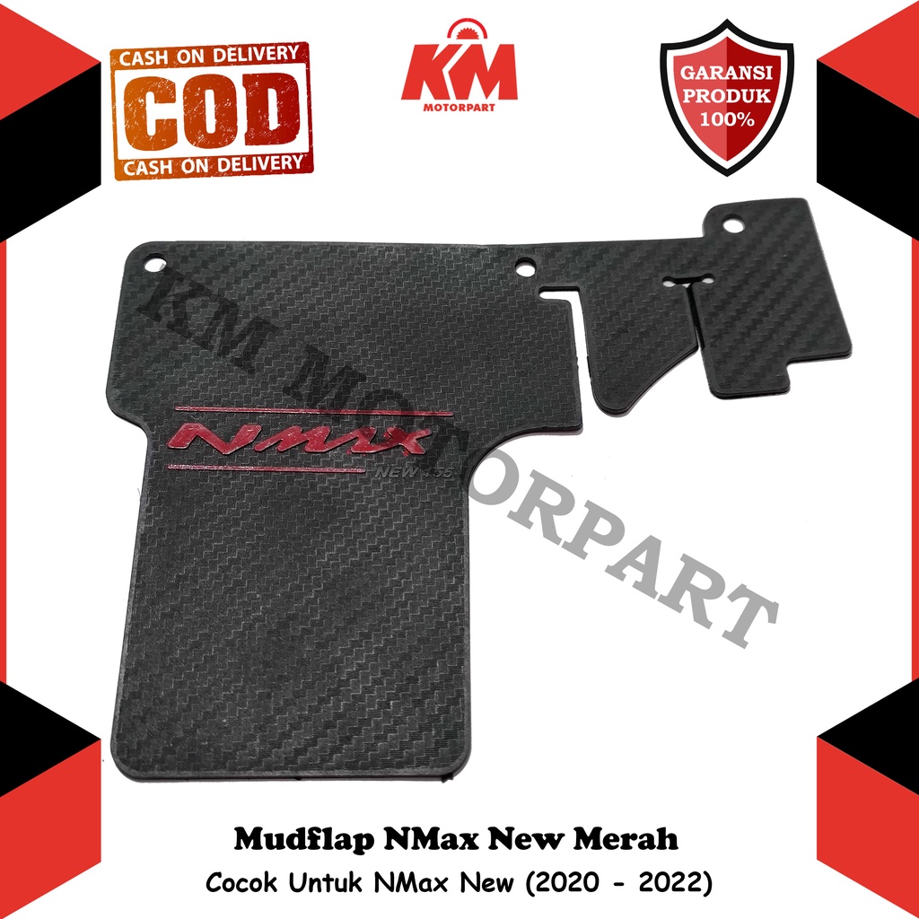 Mudflap Mud Flap NMax New 2020 2021 2022 Penahan Lumpur Model Karbon Pelindung Motor Aksesoris Variasi N Max