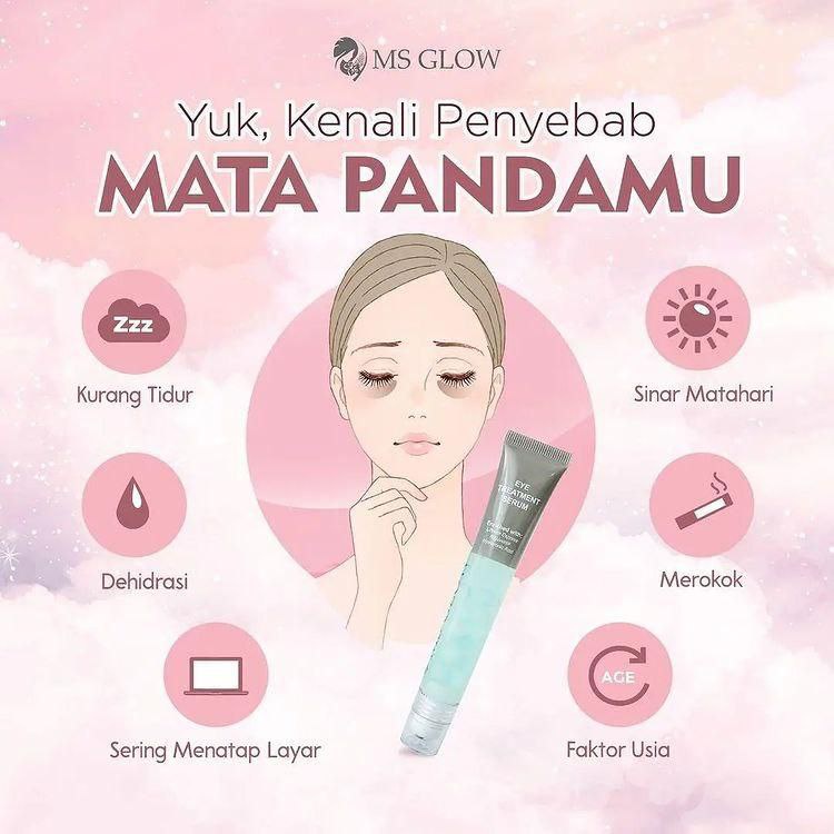 MS GLOW EYE TREATMENT SERUM / EYE CREAM MS GLOW