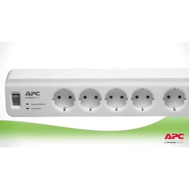 Colokan APC PM5-GR dengan Surge Protector Anti Petir Stop Kontak Multi stop kontak GARANSI RESMI | PM5GR