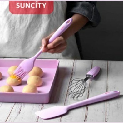 Suncity YC60116 - Baking Tool Set / Set Spatula Whisker Kuas Silikon