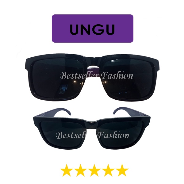 Kacamata Hitam Polarized Anti UV Bentuk Kotak Gagang Warna Untuk Pria Dan Wanita Mengemudi Kacamata Pantai Korea Style Sunglasses