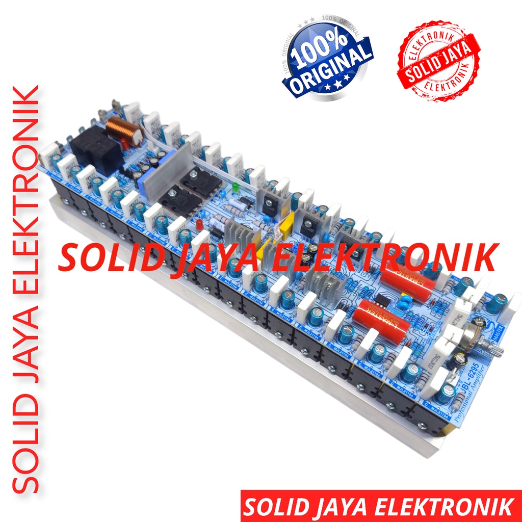 KIT POWER AMPLIFIER JBL6295 2400W 3200W MONO PLUS TR FINAL TOSHIBA 2SA1943 2SC5200 / MJL MJL21193 MJL21194 ASLI ORI ORIGINAL JAPAN JBL6295 JBL- 6295 PROTECTOR SPEAKER  INPUT BALANCE AMPLI 2SA 1943 2SC 5200 A1943 C5200 / MJL 21193 21194 LEGEND MASTER