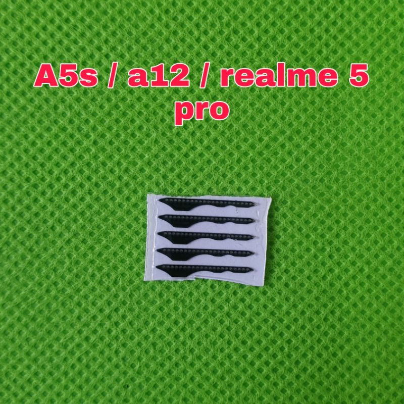 penutup lubang speaker atas lcd a5s / a12 / realme 5 pro
