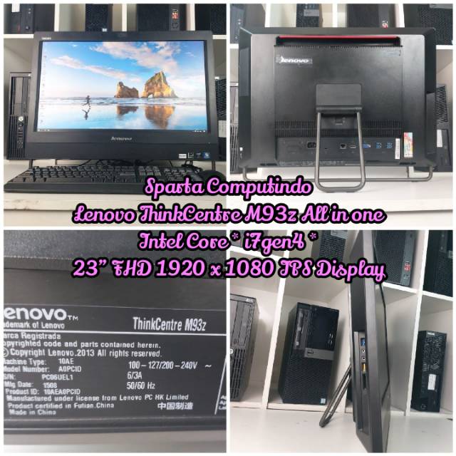 Aio Lenovo ThinkCentre M93z Core i7gen4 Bergaransi