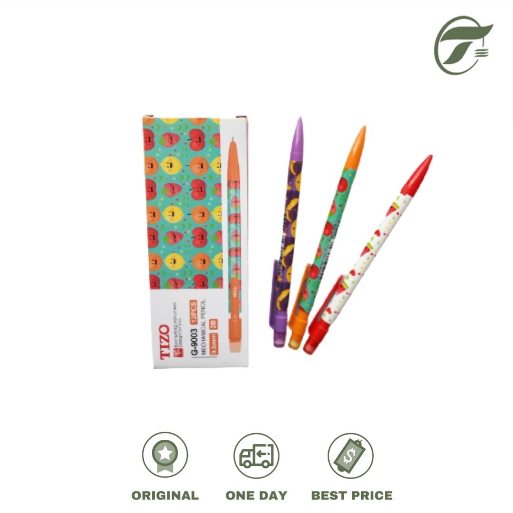 

PENSIL MEKANIK 0.5MM G-9003 FRUIT TIZO